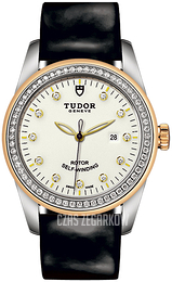Tudor Glamour Date Biały/Skóra Ø31 mm M53023-0078