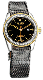 Tudor Glamour Date Czarny/Skóra Ø31 mm 53023-BIDGLZS