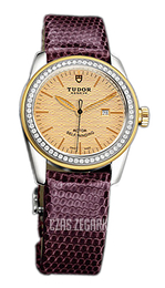 Tudor Glamour Date Szampański/Skóra Ø31 mm 53023-CHIDPRLZSP