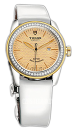 Tudor Glamour Date Szampański/Skóra Ø31 mm 53023-CHIDWPLSP
