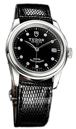 Tudor Glamour Date Czarny/Skóra Ø36 mm 55000-BDIDBLZS