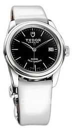Tudor Glamour Date Czarny/Skóra Ø36 mm 55000-BIDWPLS