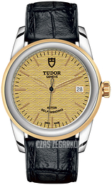 Tudor Glamour Date Żółte złoto/Skóra Ø36 mm M55003-0060