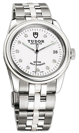 Tudor Glamour Date Biały/Czeramiczna Ø36 mm 55010W-68050W-WDIDSTL