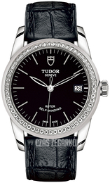 Tudor Glamour Date Czarny/Skóra Ø36 mm M55020-0052