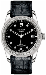 Tudor Glamour Date Czarny/Skóra Ø36 mm M55020-0053