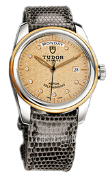 Tudor Glamour Day-Date Szampański/Skóra Ø39 mm 56003-CHDIDGLZSP