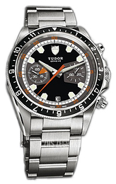 Tudor Heritage Chrono Czarny/Stal Ø42 mm 70330N-0002