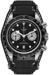 Tudor Black Bay Czarny/Skóra Ø41 mm M79360N-0005