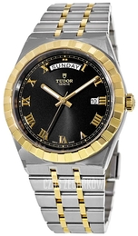 Tudor Royal Czarny/18 karatowe żółte złoto Ø41 mm M28603-0003