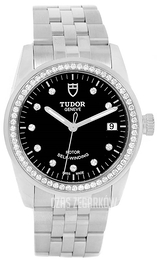 Tudor Glamour Date Czarny/Stal Ø36 mm M55020-0007