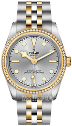Tudor Black Bay Srebrny/18 karatowe żółte złoto Ø31 mm M79613-0002