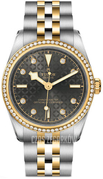 Tudor Black Bay Czarny/18 karatowe żółte złoto Ø31 mm M79613-0003