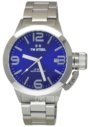 TW Steel Canteen Niebieski/Stal Ø45 mm CB11