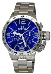 TW Steel Canteen Niebieski/Stal Ø45 mm CB13