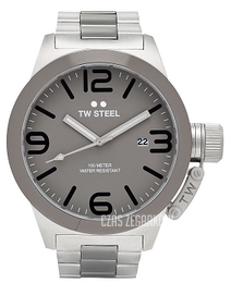 TW Steel Canteen Szary/Stal Ø45 mm CB201