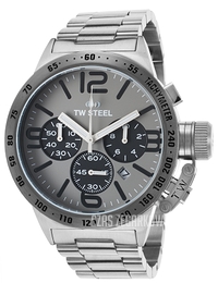 TW Steel Canteen Szary/Stal Ø45 mm CB203