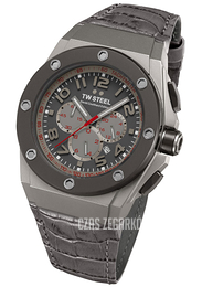TW Steel Ceo Tech Szary/Skóra Ø48 mm CE4002