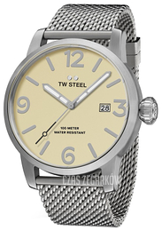 TW Steel Maverick Beżowy/Stal Ø45 mm MB1