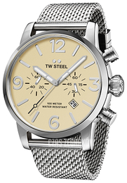 TW Steel Maverick Beżowy/Stal Ø48 mm MB4