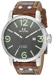 TW Steel Maverick Czarny/Skóra Ø48 mm MS16