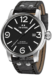TW Steel Maverick Czarny/Skóra Ø45 mm MS61