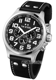TW Steel F1 Pilot Czarny/Skóra Ø45 mm TW412
