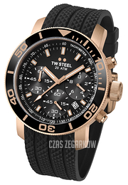 TW Steel Chronograph Czarny/Guma Ø45 mm TW702