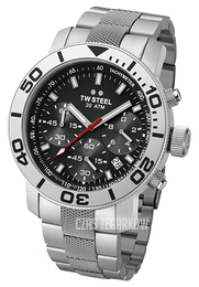 TW Steel Chronograph Czarny/Stal Ø45 mm TW706