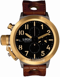 U-Boat Flightdeck Czarny/Skóra Ø50 mm 5416