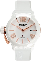 U-Boat Classico Biały/Guma Ø42 mm 7125