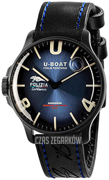 U-Boat Darkmoon Niebieski/Skóra Ø44 mm 9180