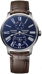 Ulysse Nardin Marine Torpilleur Niebieski/Skóra Ø42 mm 1183-310LE-3AE-175-1A