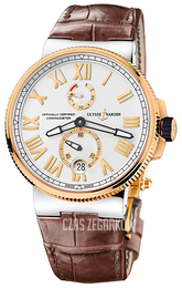 Ulysse Nardin Marine Collection Srebrny/Skóra Ø45 mm 1185-122-41