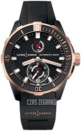 Ulysse Nardin Diver Czarny/Guma Ø44 mm 1185-170-3-BLACK