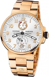 Ulysse Nardin Marine Collection Chronometer Srebrny/18 karatowe różowe złoto Ø43 mm 1186-126-8M-61