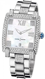 Ulysse Nardin Ladies Caprice Biały/18 karatowe białe złoto Ø34 mm 130-91FC-8C-301