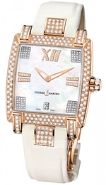 Ulysse Nardin Ladies Caprice Biały/Tkanina Ø34 mm 136-91AC-301