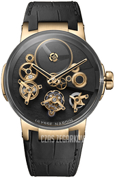 Ulysse Nardin Blast Czarny/Skóra Ø44 mm 1766-176