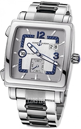 Ulysse Nardin Dual Time Srebrny/Stal Ø42 mm 243-92-7M-601