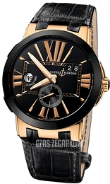 Ulysse Nardin Dual Time Czarny/Skóra Ø43 mm 246-00-42