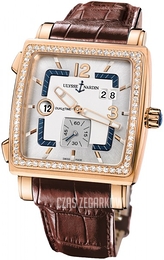 Ulysse Nardin Dual Time Srebrny/Skóra Ø42 mm 246-92B-600
