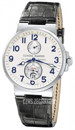 Ulysse Nardin Marine Collection Chronometer Srebrny/Skóra Ø41 mm 263-66