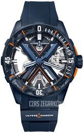 Ulysse Nardin Diver Szkieletowa tarczy/Guma Ø44 mm 3723-170LE-3A-BLUE-3A