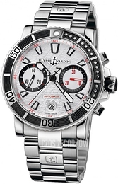 Ulysse Nardin Marine Collection Diver Chronograph Srebrny/Stal Ø42.7 mm 8003-102-7M-916