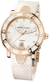 Ulysse Nardin Ladies Diver Biały/Guma Ø40 mm 8106-101E-3C-10
