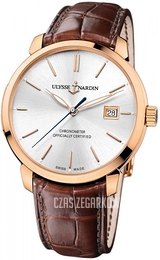 Ulysse Nardin Classico Srebrny/Skóra Ø40 mm 8156-111-2-90