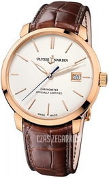 Ulysse Nardin Classico Srebrny/Skóra Ø40 mm 8156-111-2-91