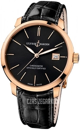 Ulysse Nardin Classico Czarny/Skóra Ø40 mm 8156-111-2-92