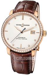 Ulysse Nardin Classico Srebrny/Skóra Ø40 mm 8156-111B-2-991